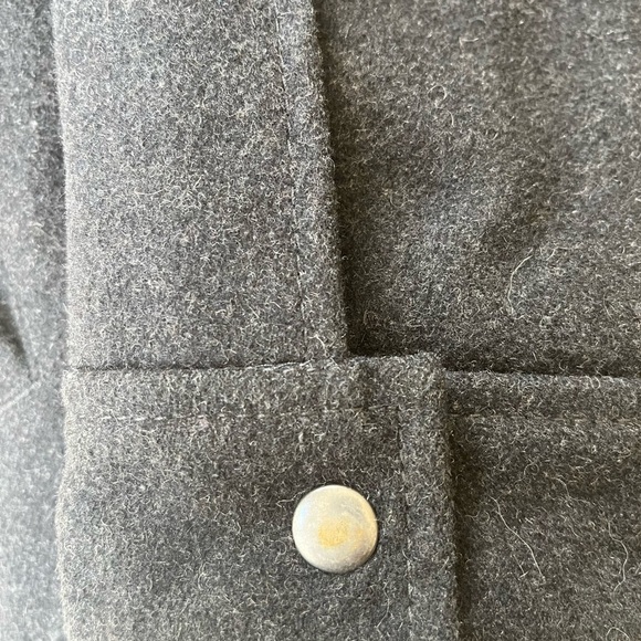Old Navy Gray Wool Coat size XL/TG/XG - Picture 15 of 16
